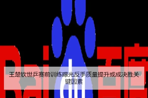 王楚钦世乒赛前训练曝光反手质量提升或成决胜关键因素